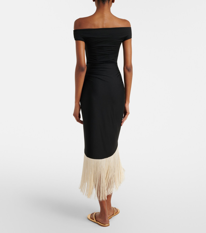 Romy fringed swimsuit and beach cover-up set 6