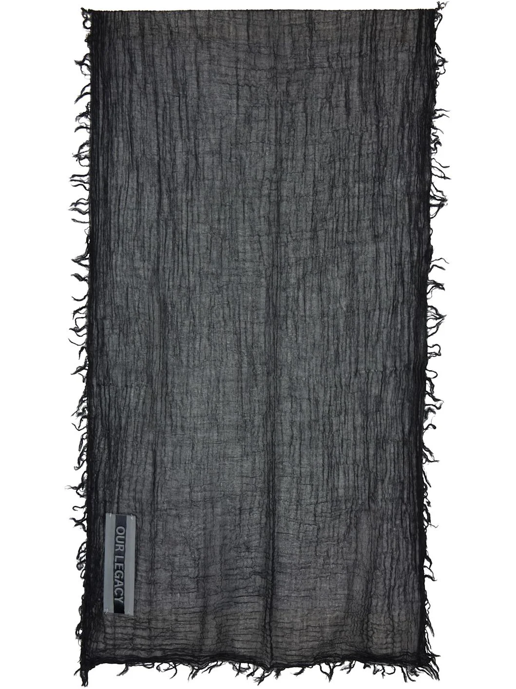 Black Cottage Scarf - 1