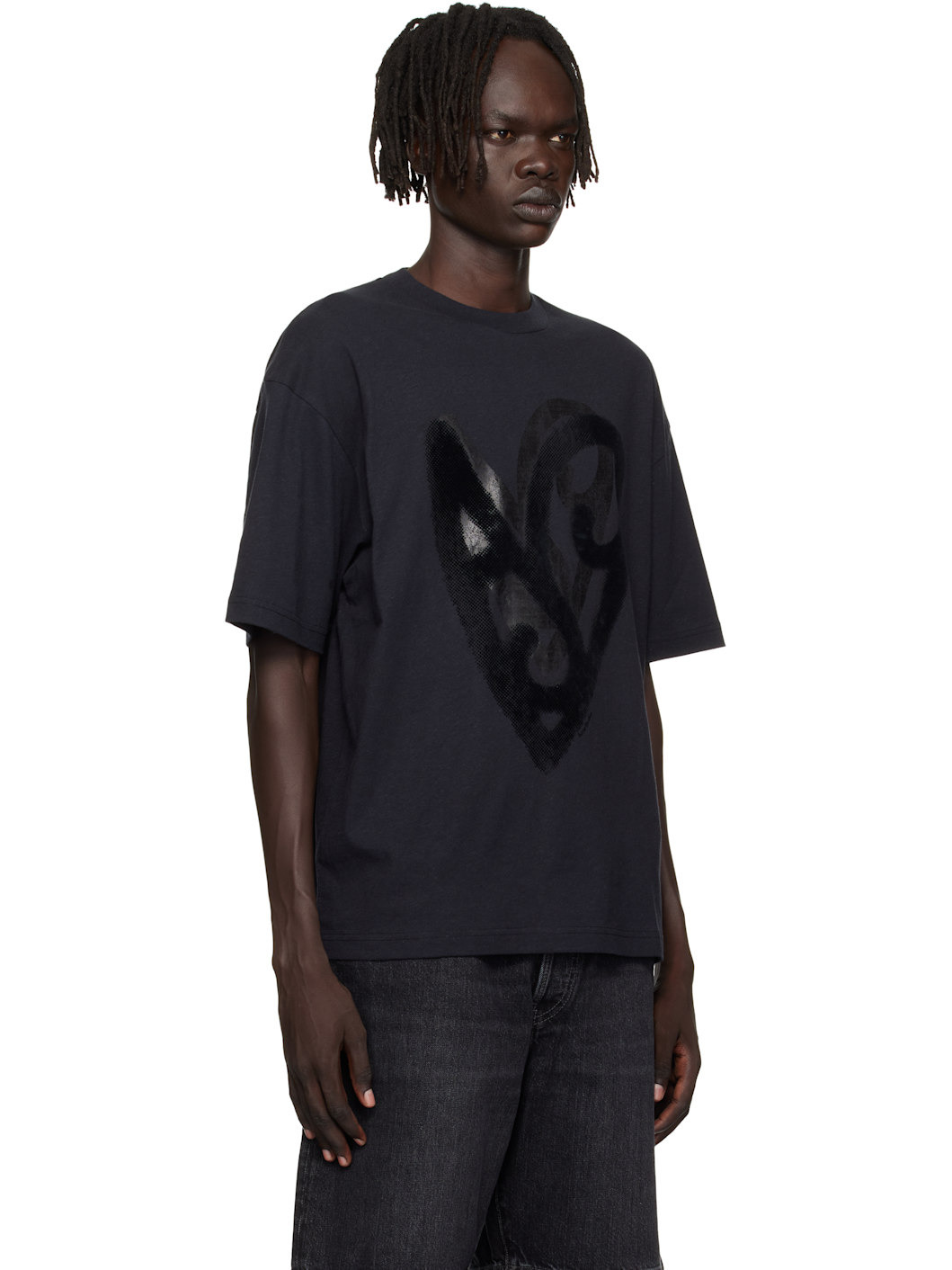 Black Logo Relaxed Fit T-shirt - 2