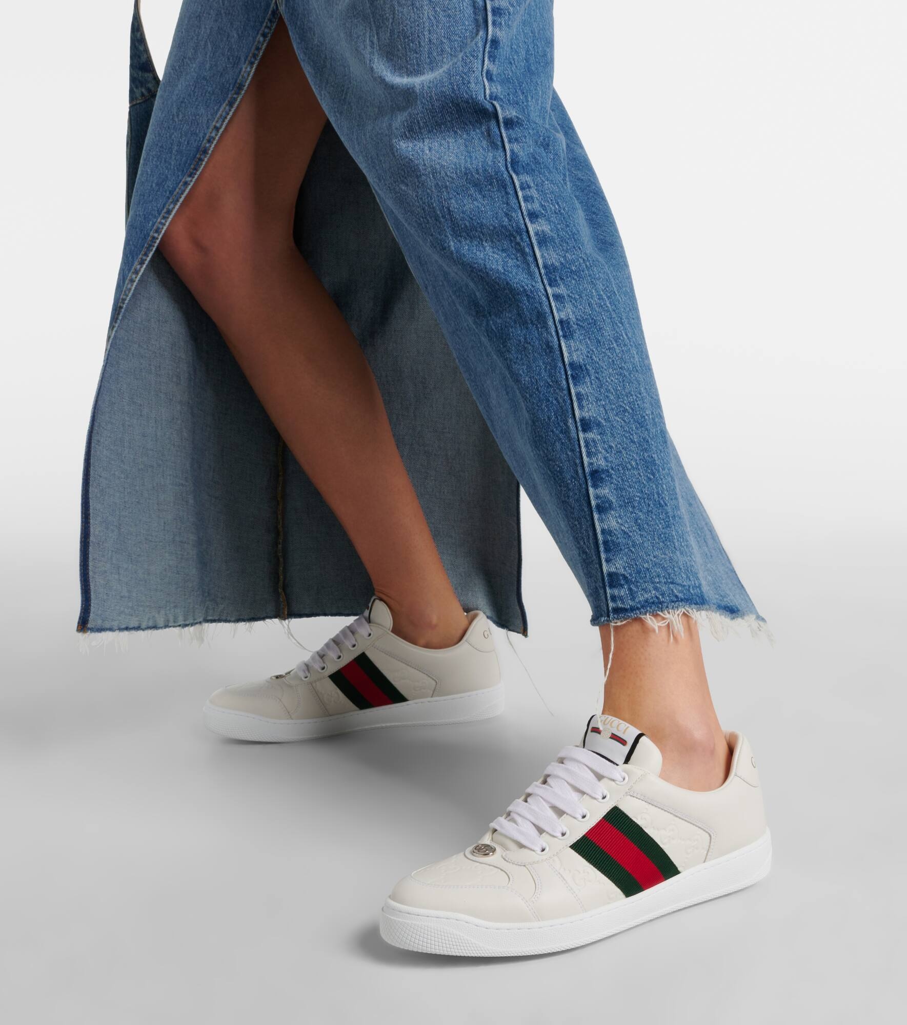 Screener leather sneakers - 4