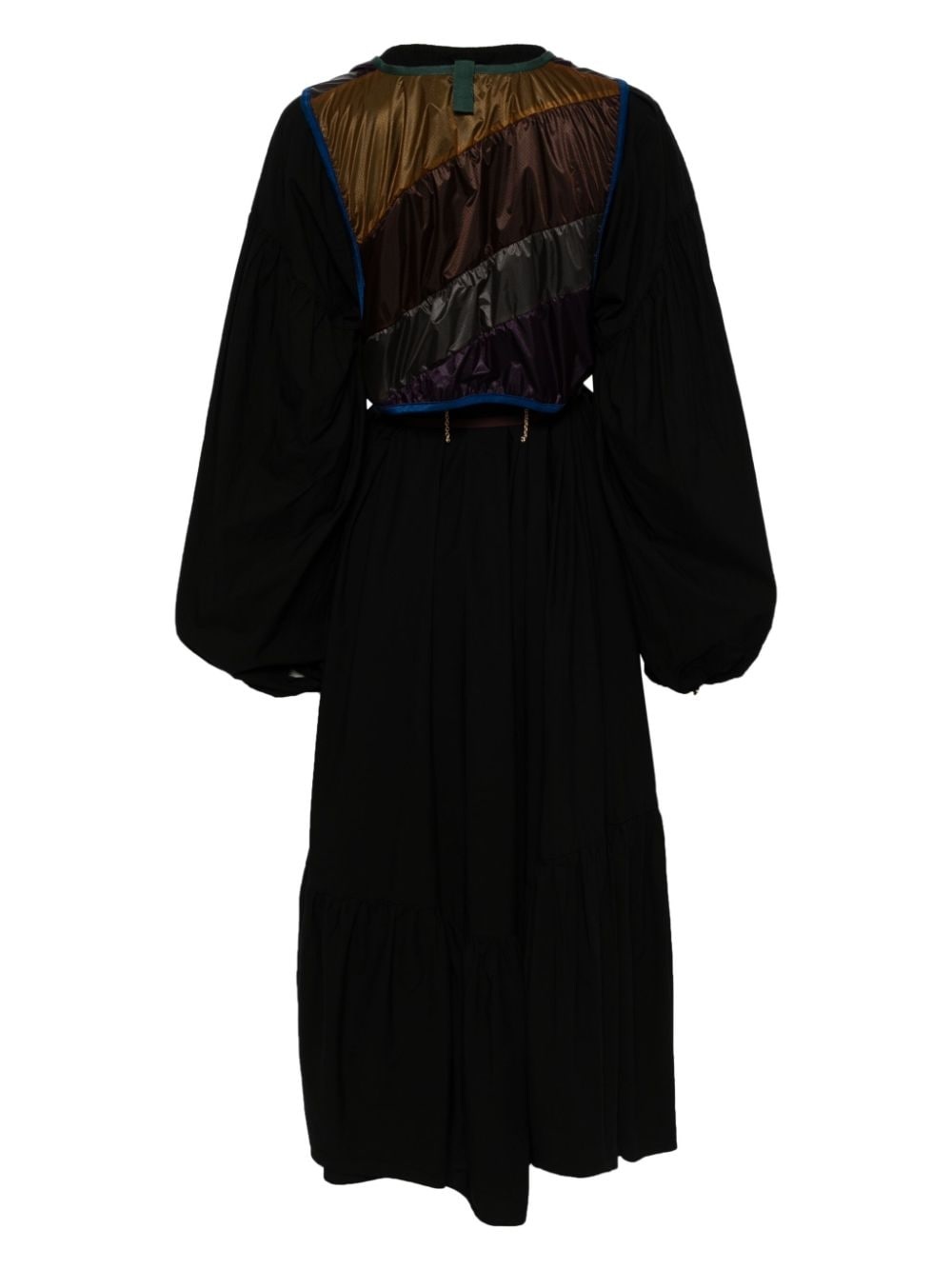 panelled drawstring dress - 2