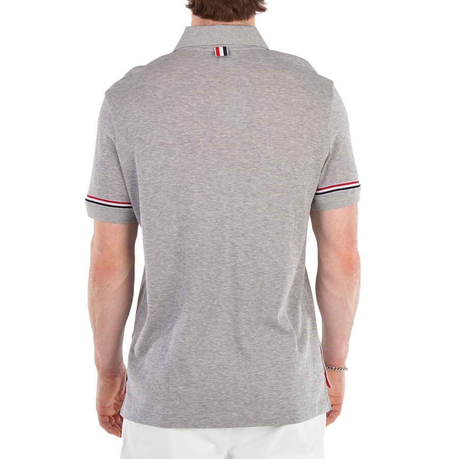 Thom Browne Short Sleeve Cotton Polo Shirt - 5
