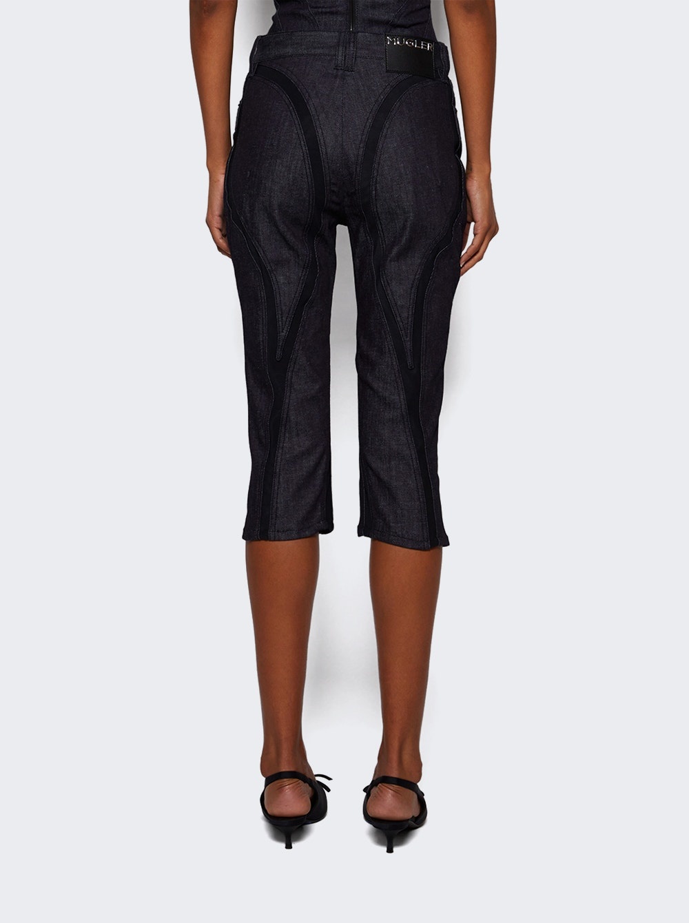 Capri Jeans Raw Blue And Black - 5