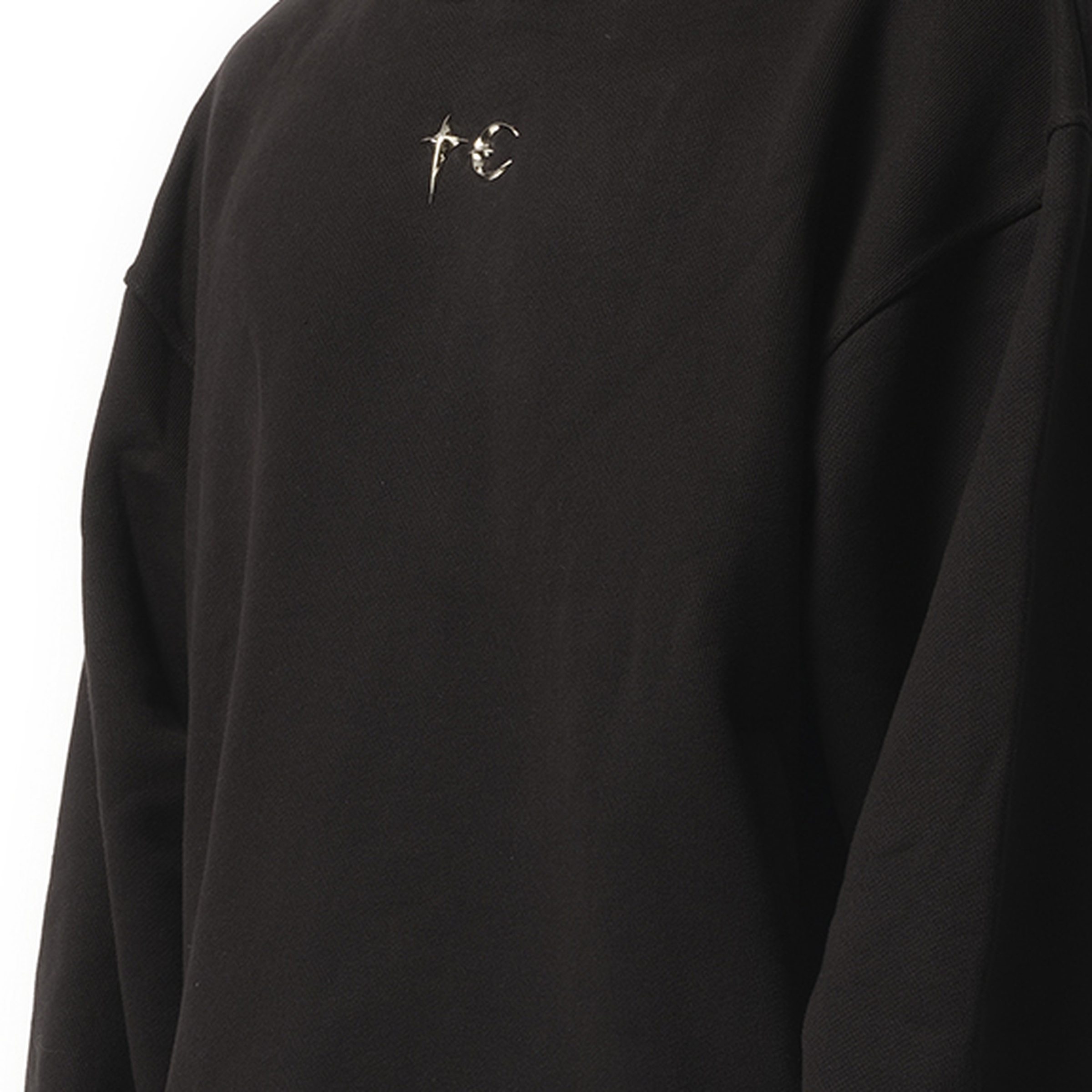 Color Emblem Hoodie in Black - 3