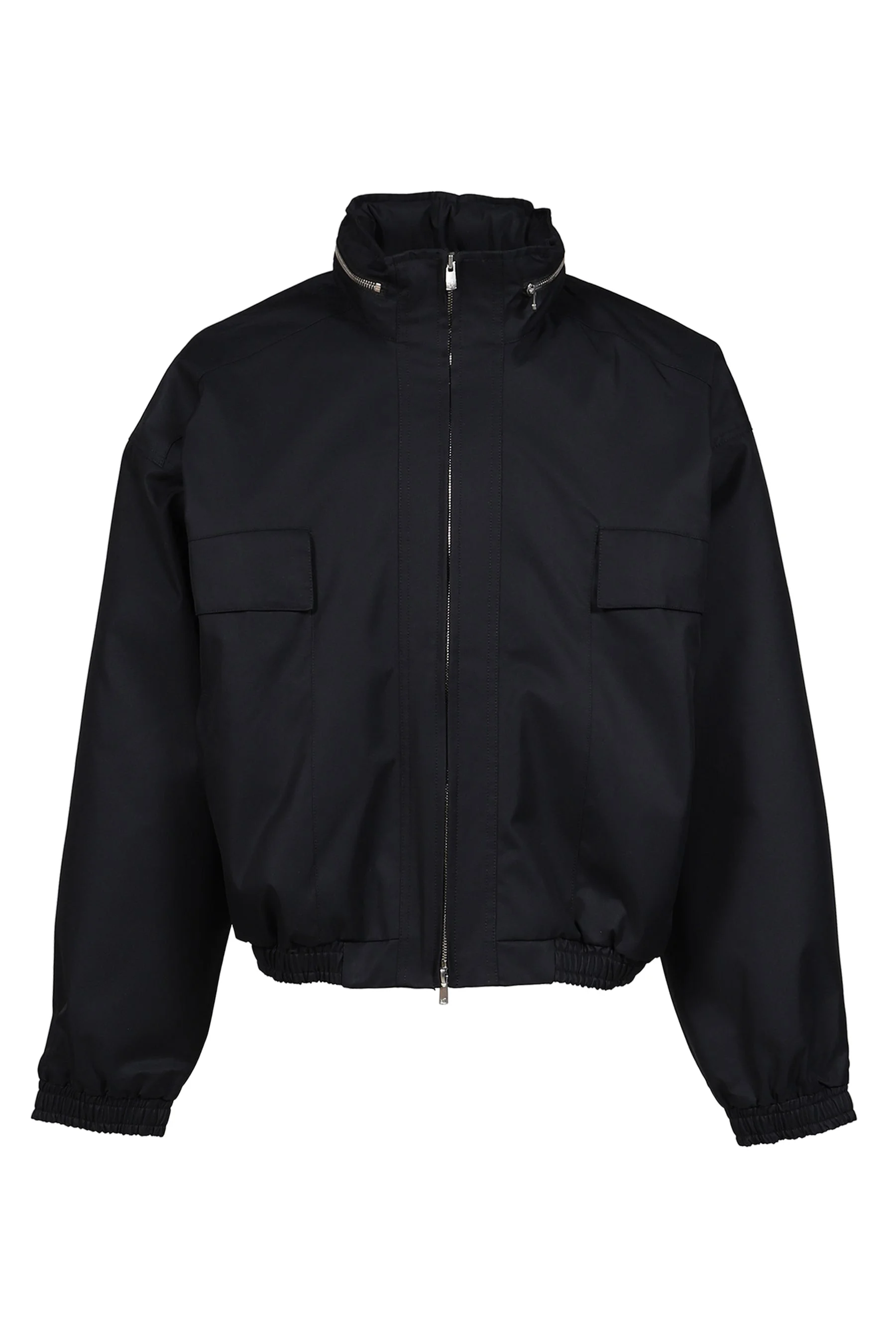 REIA HOODED WORK JACKET / CARBON BLK - 1