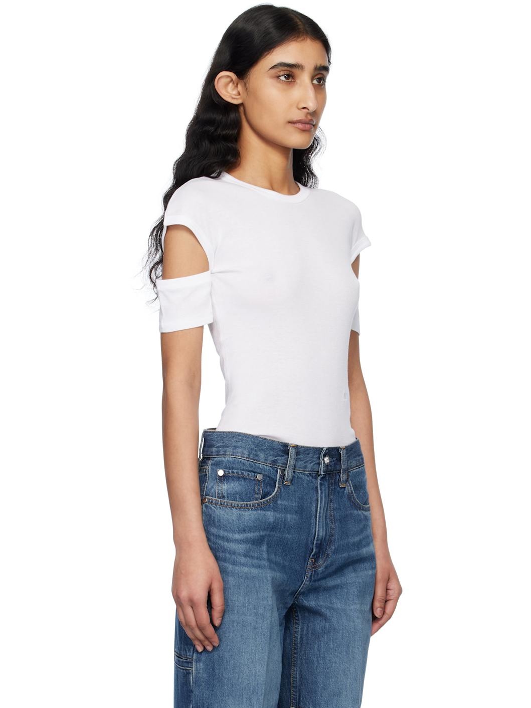 White Slim Logo T-shirt - 2