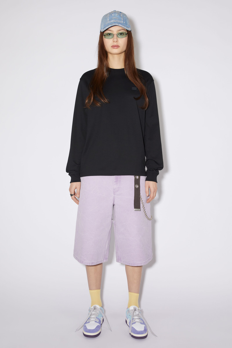 Acne Studios Low top suede sneakers - Blue/white outlook
