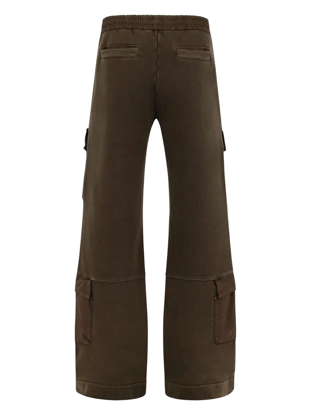 cargo-detail wide-leg trousers - 2