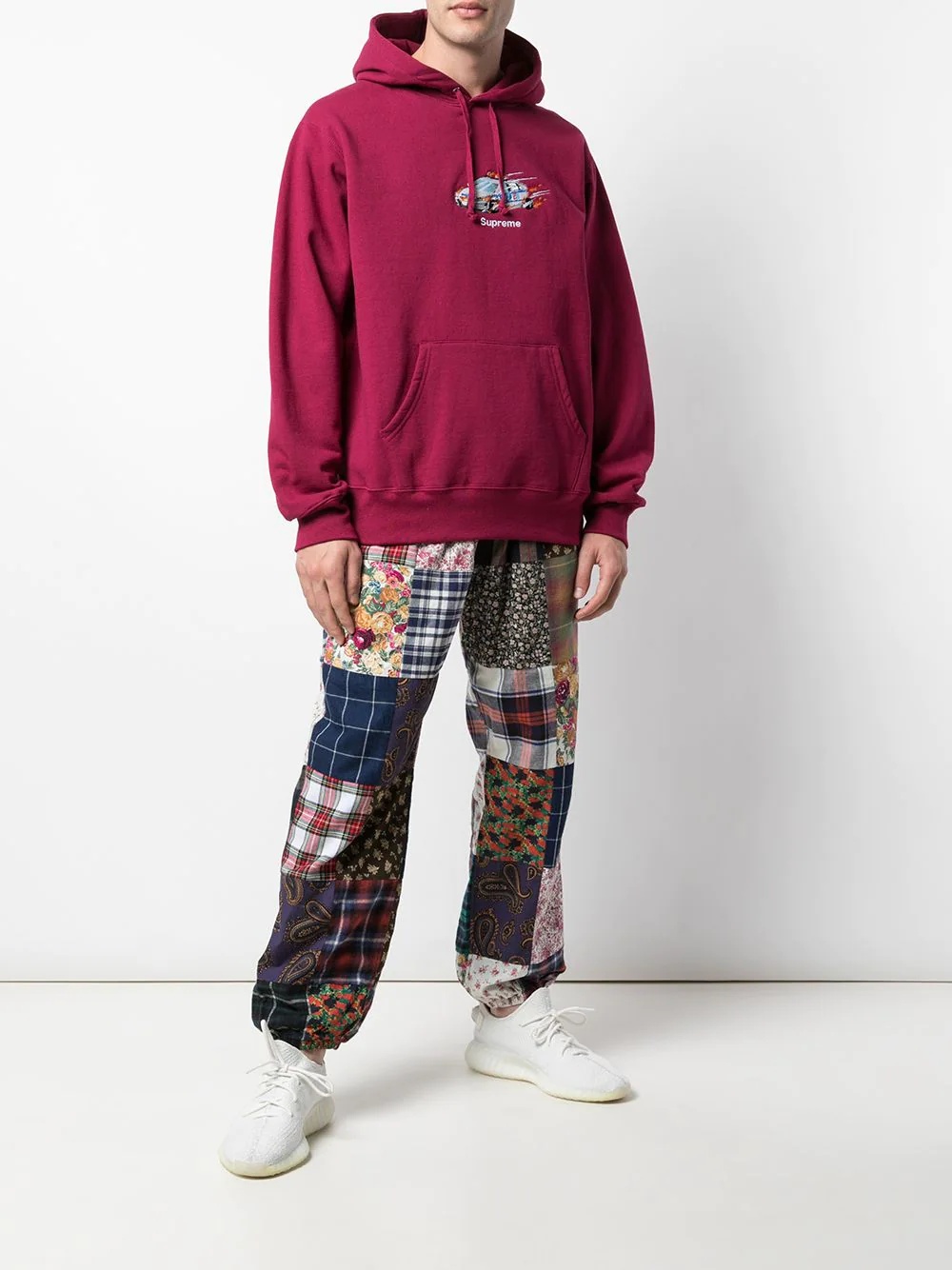 Patchwork track pants - 2