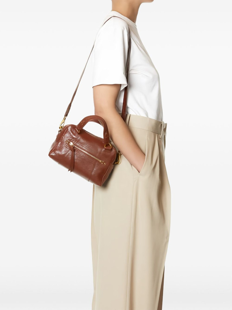 mini Lucky zip bowling tote bag 3