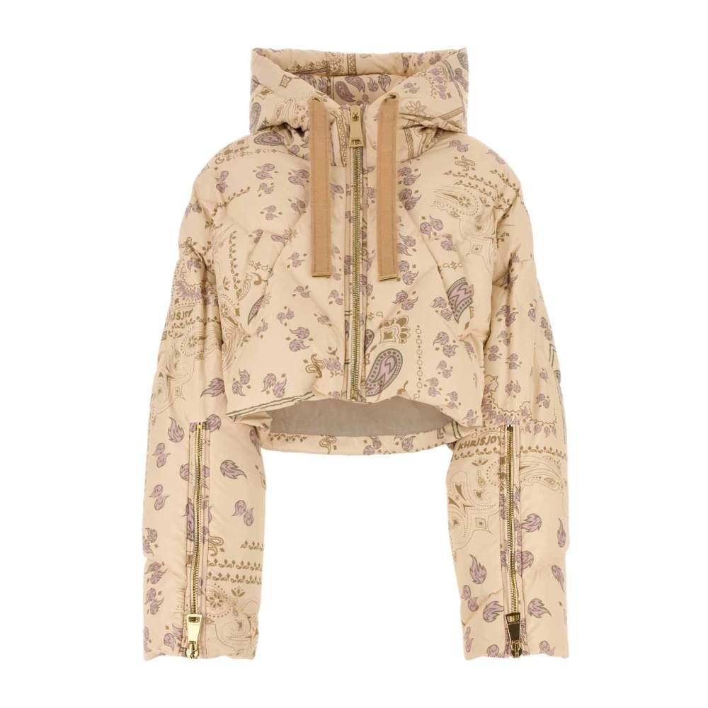 STYLISH PRINTED DOWN JACKET - 1