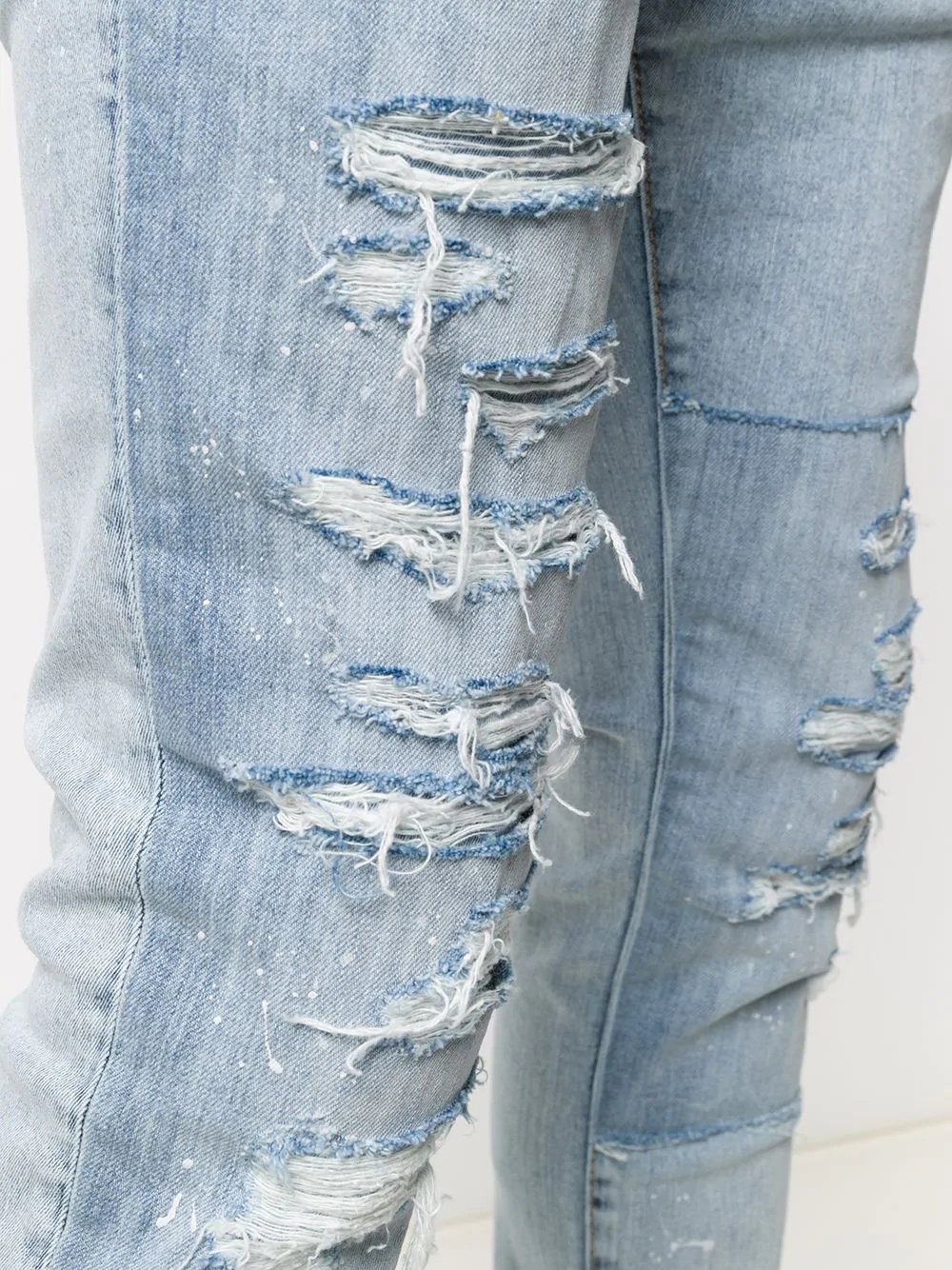 distressed-effect skinny jeans - 5