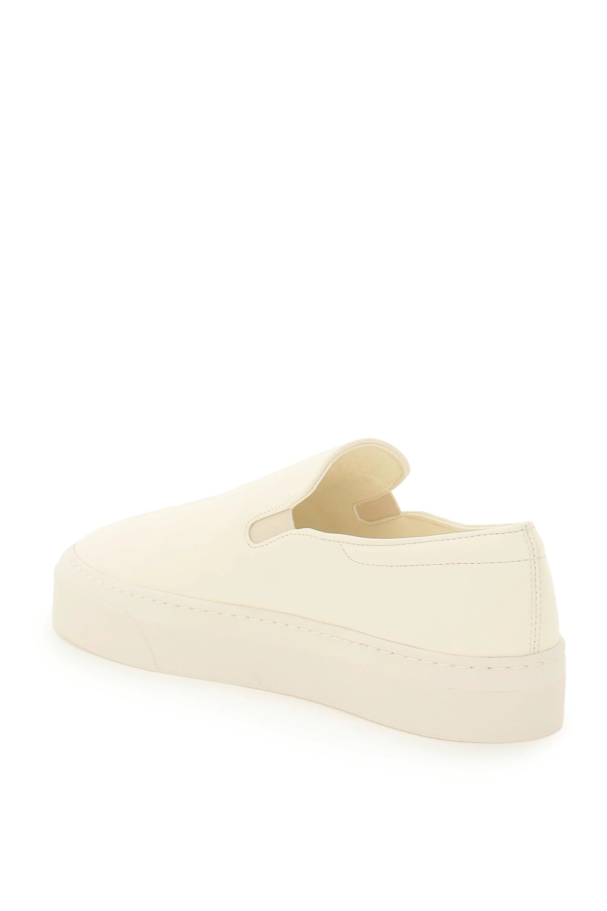 MARIE H LEATHER SLIP-ON SNEAKERS - 2