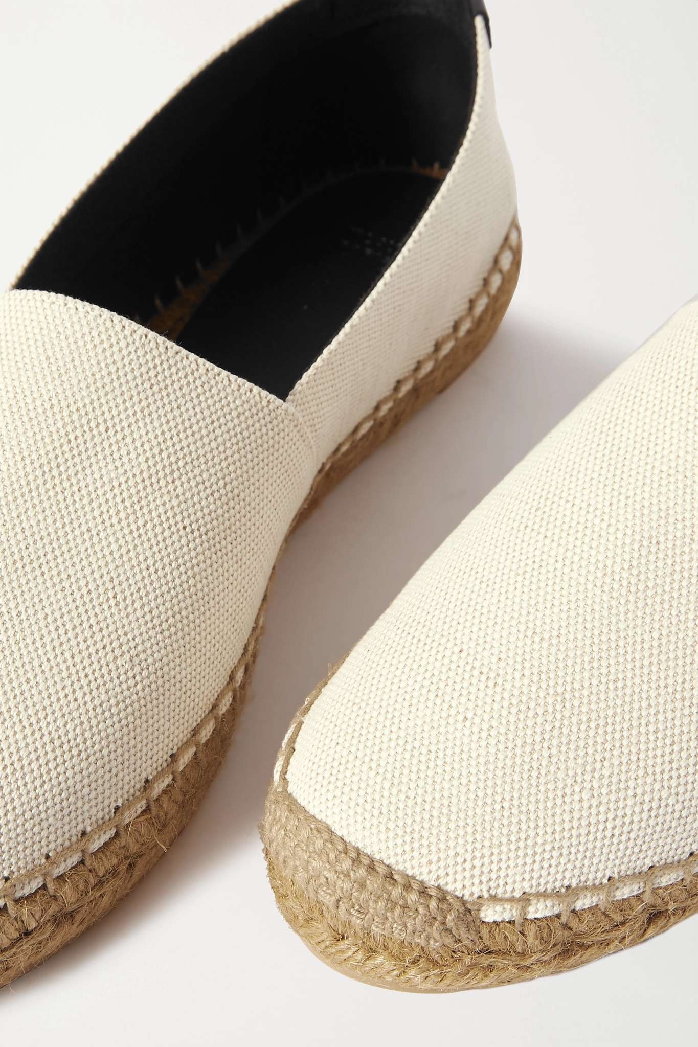 Logo-embroidered canvas espadrilles - 5