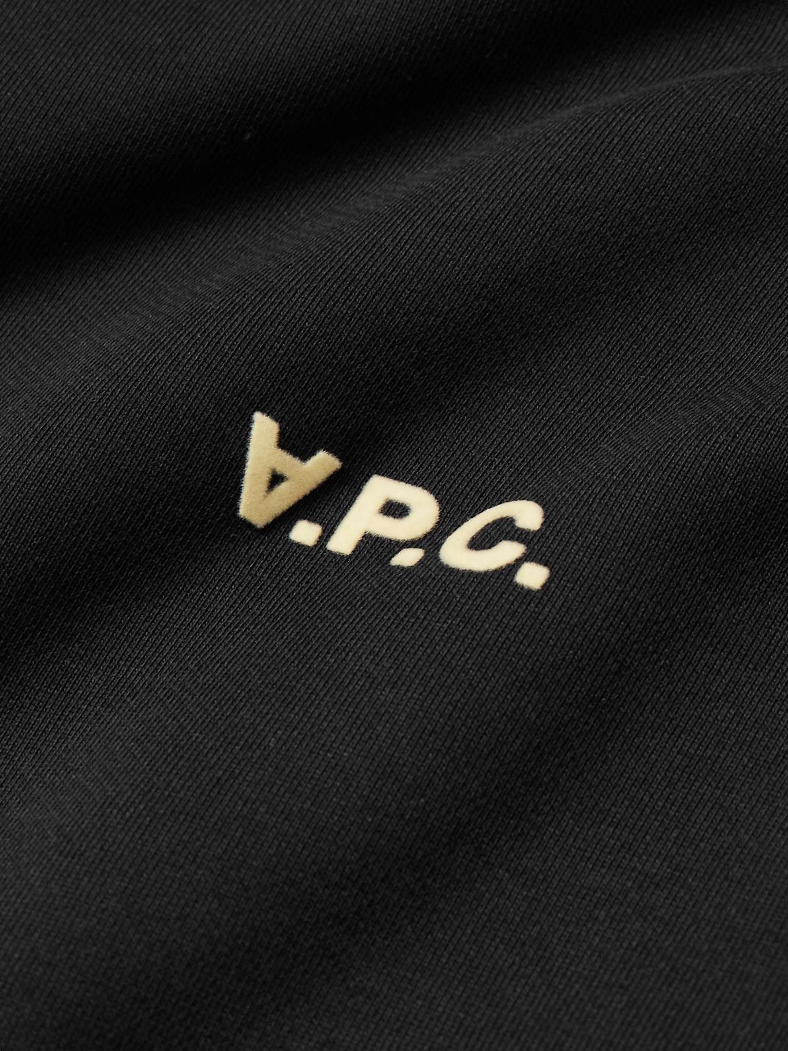 Logo-Flocked Organic Cotton-Jersey Sweatshirt - 4