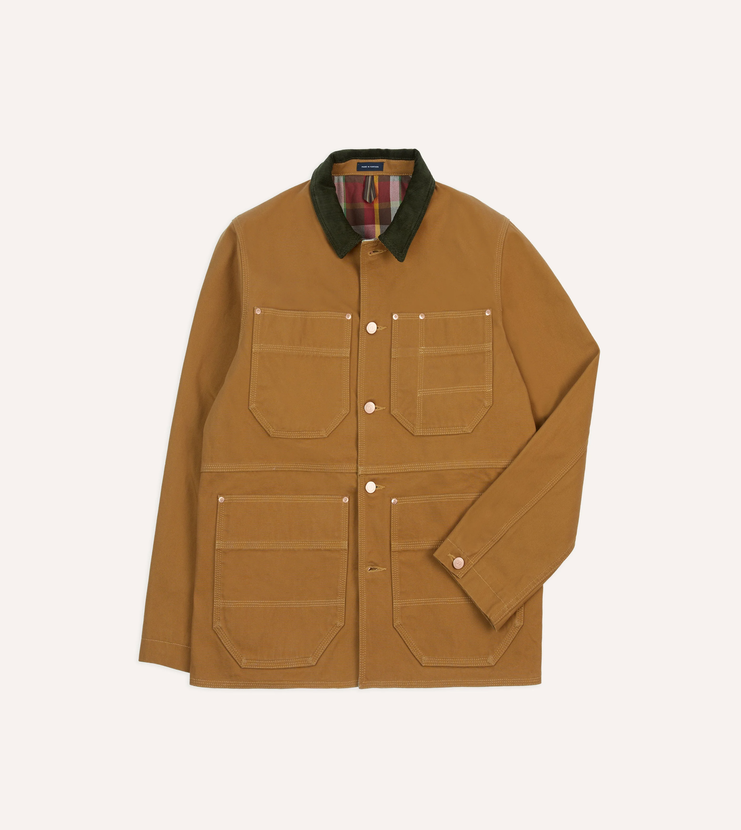 Tobacco Canvas Welder Jacket - 1