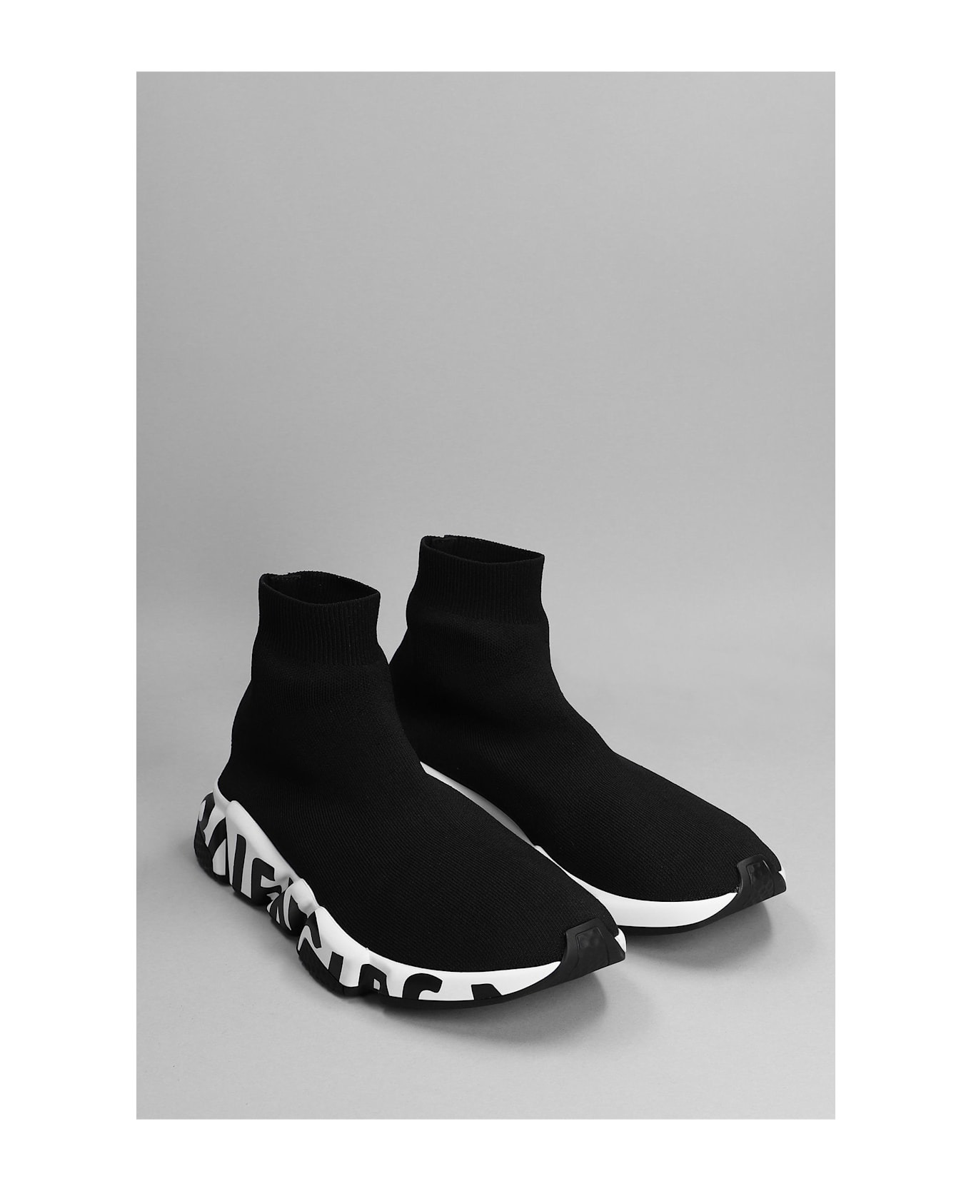 Speed Lt Graffi Sneakers In Black Synthetic Fibers - 2
