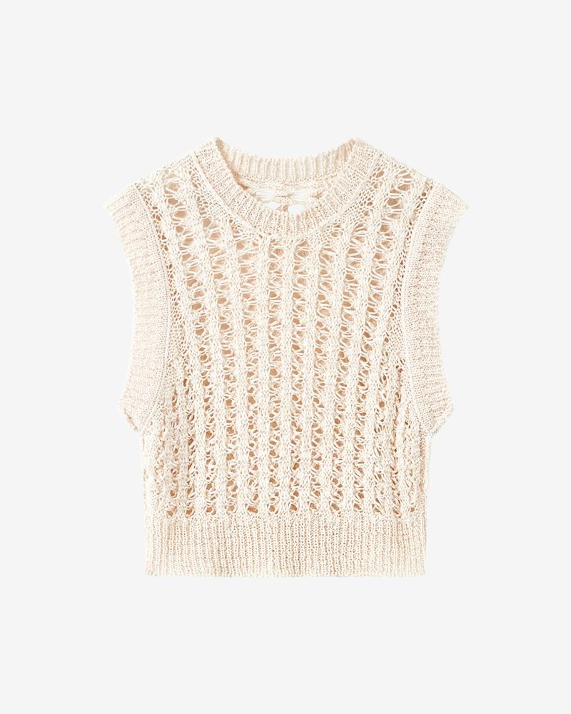 FAYE COTTON SWEATER - 1