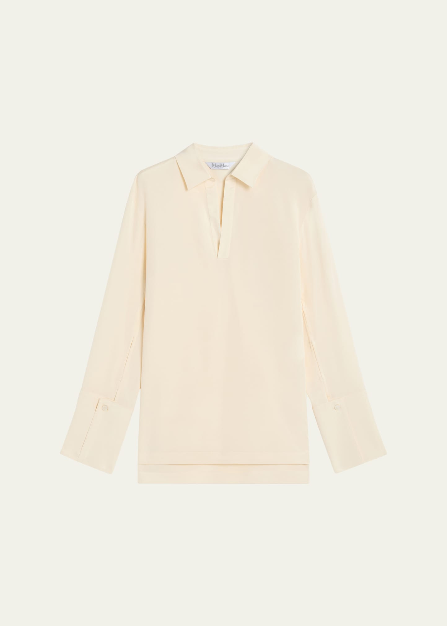 Dover Silk Stretch Collared Shirt - 1