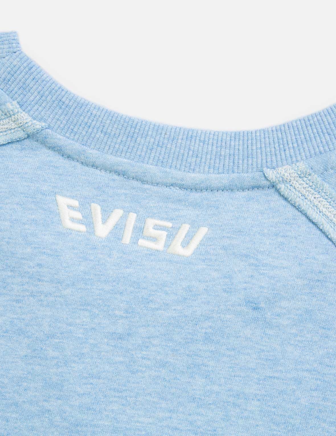 Seagull and Logo Embroidery Cropped Sweatshirt - 13