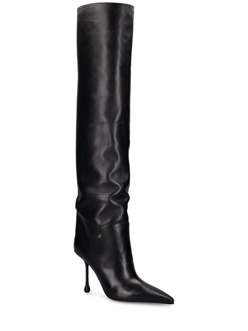 95mm Cycas KB leather knee high boots - 2