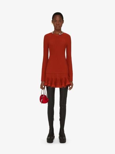 Givenchy MINI SKIRT IN KNIT WITH PLEATS outlook