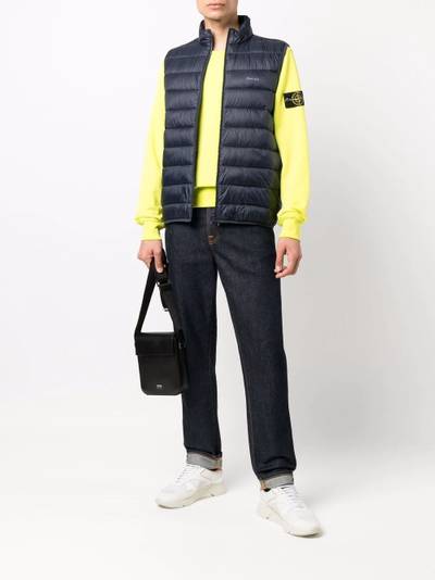 Barbour logo puffer gilet outlook