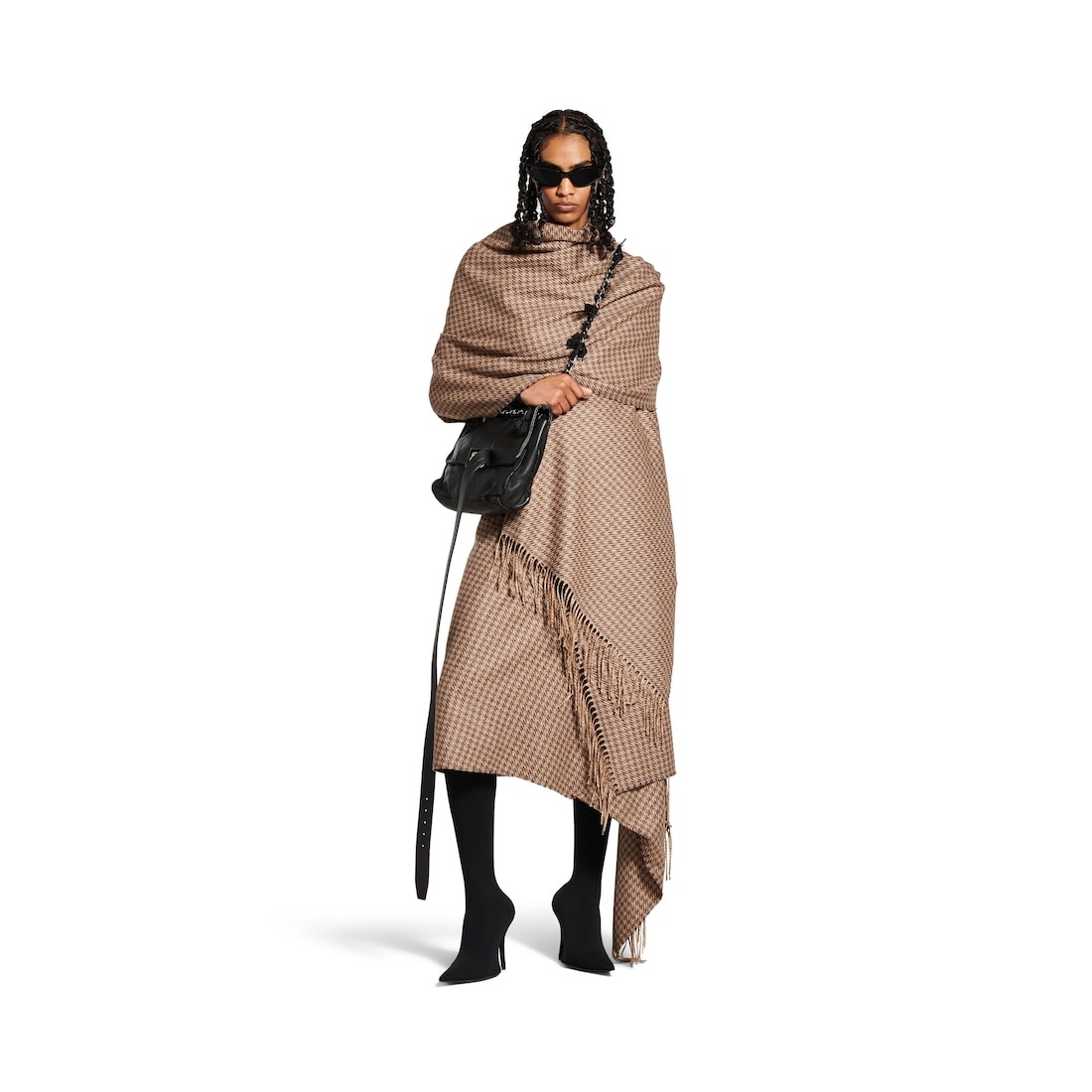 Women's Scarf in Brown - 2