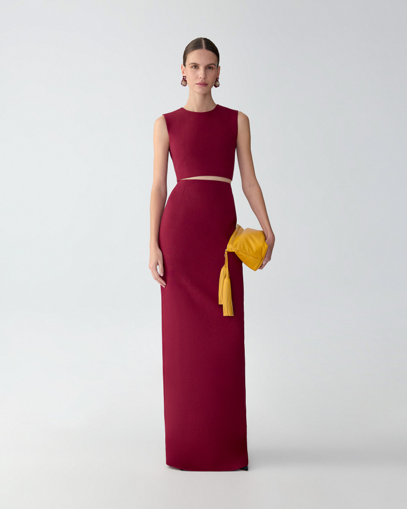 CAROLINA HERRERA Sleeveless Cropped Top outlook