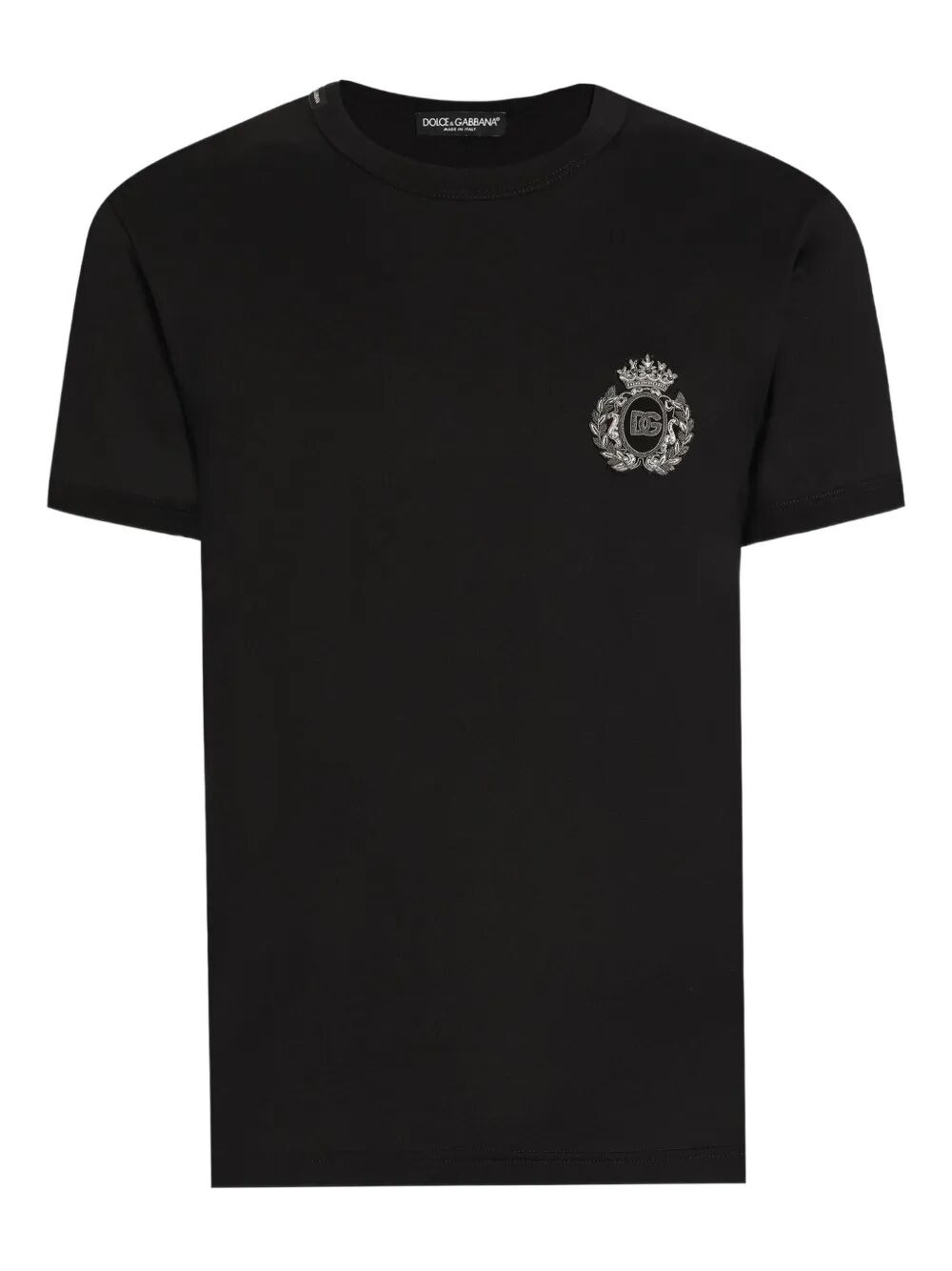 Logo-Patch Cotton T-Shirt - 1