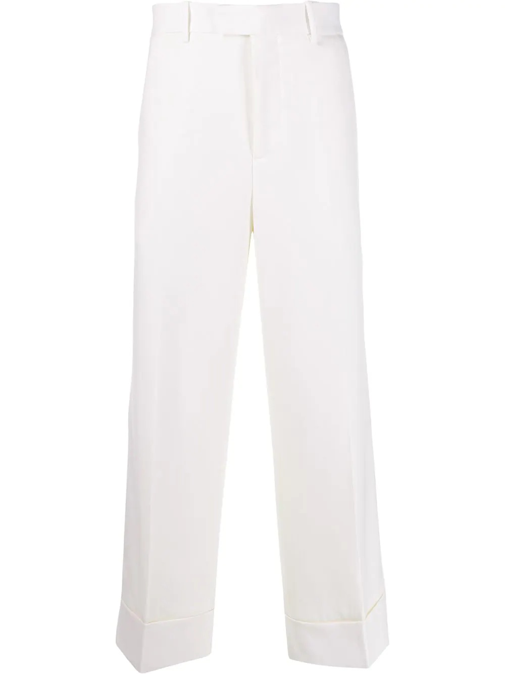 wide-leg cropped trousers - 1