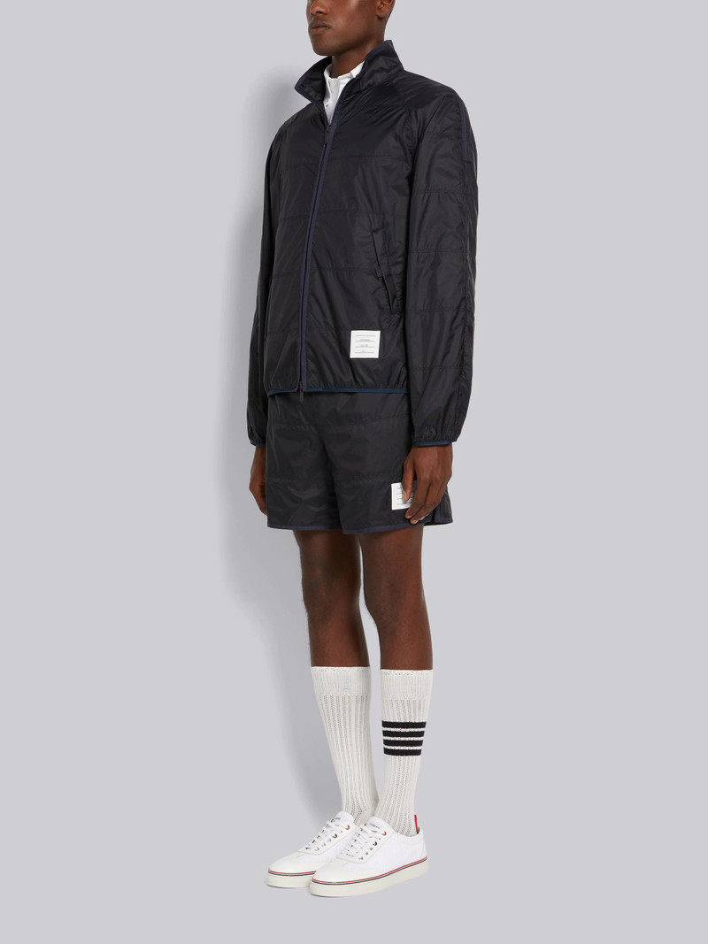 White Heavy Athletic Mesh Stripe Rubber Cupsole Low Top Trainer 6