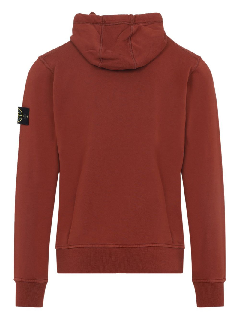 Stone Island logo-detail hoodie outlook