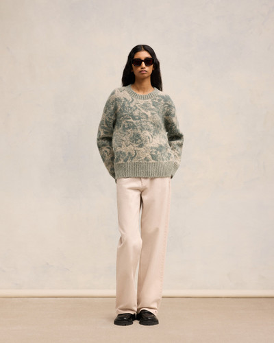 AMI Paris ALPACA MOHAIR JACQUARD CREWNECK outlook