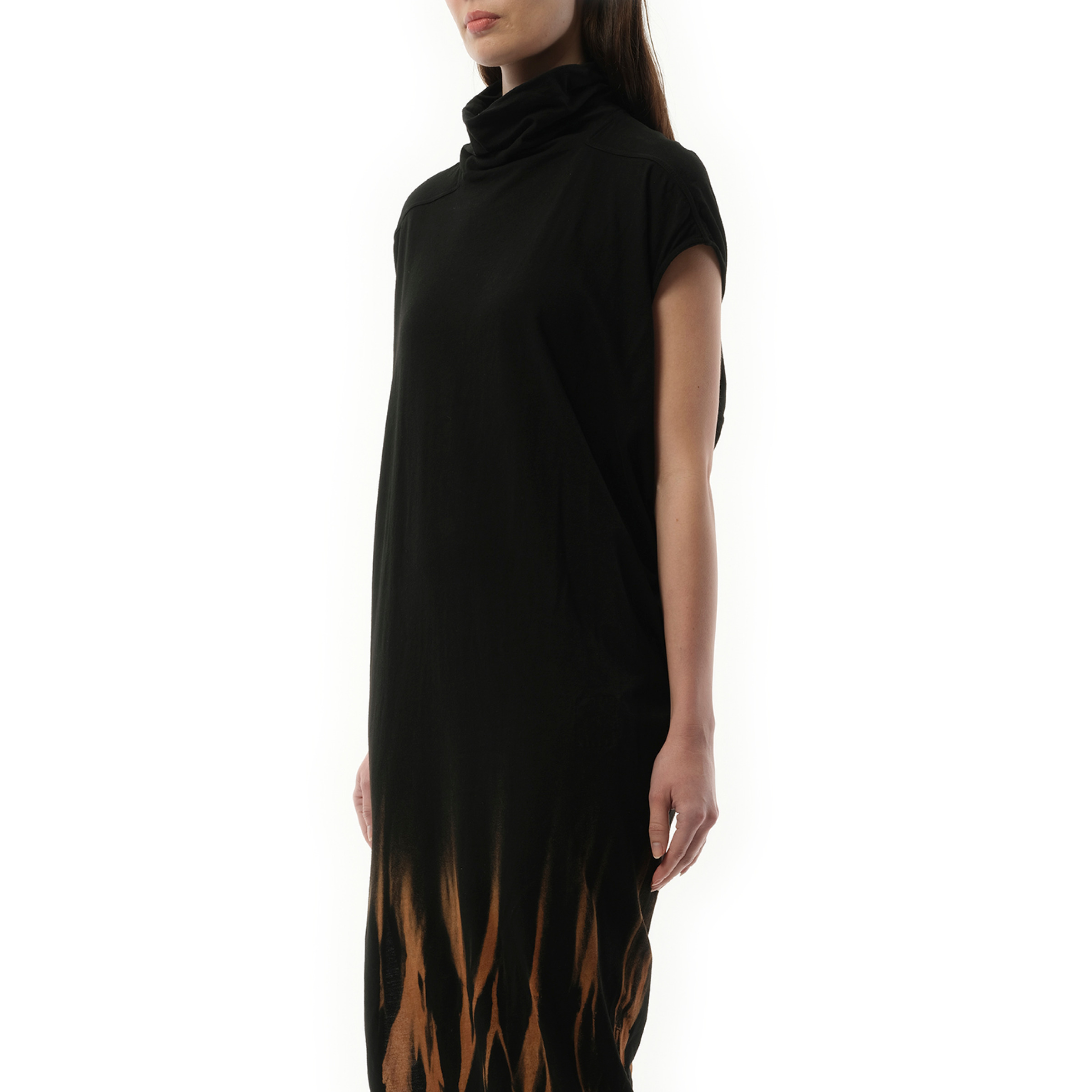 EDFU T Dress in Black/Terra - 5