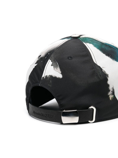 Alexander McQueen Watercolor logo-print baseball cap outlook