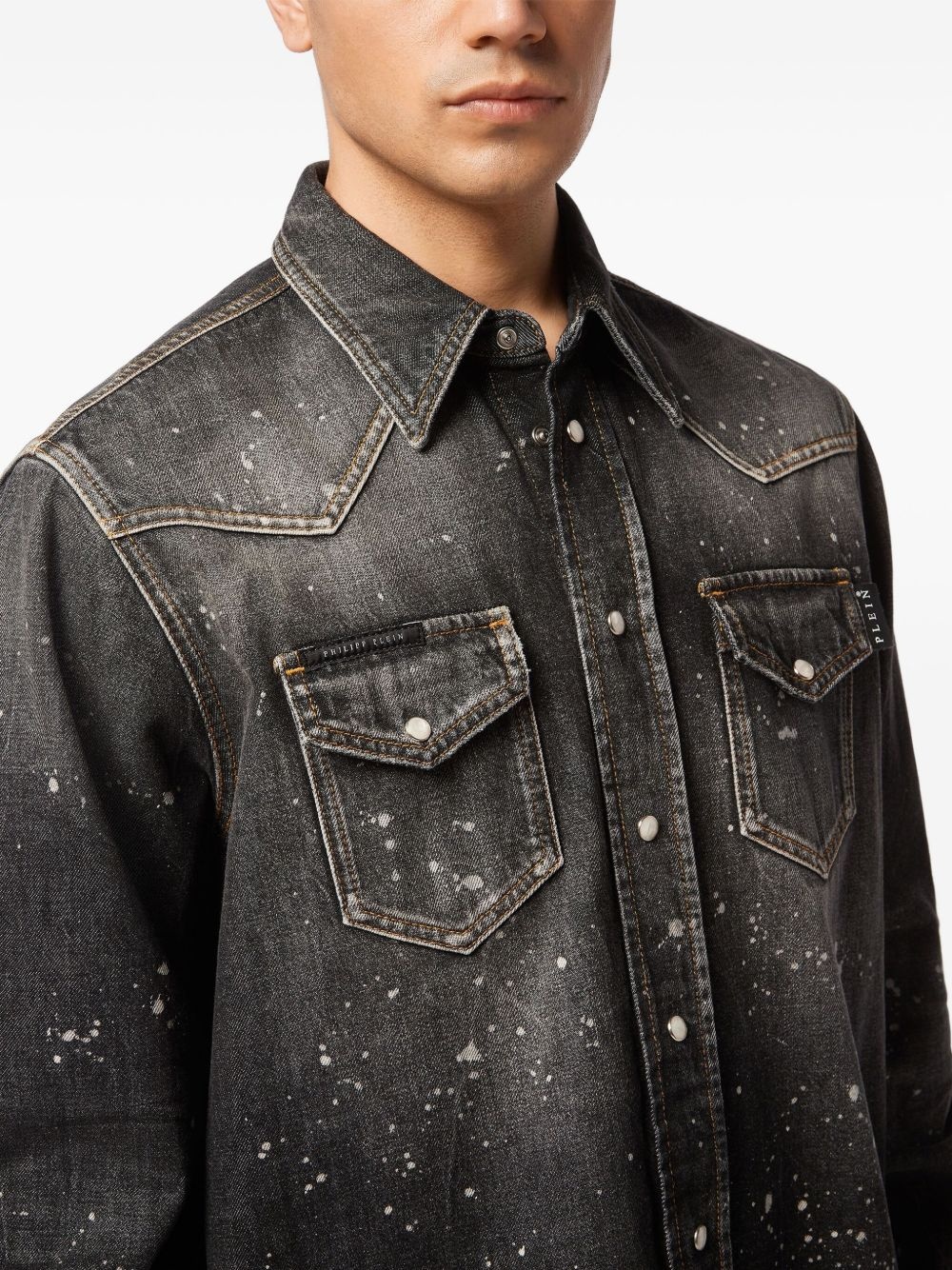 oversized denim shirt - 5