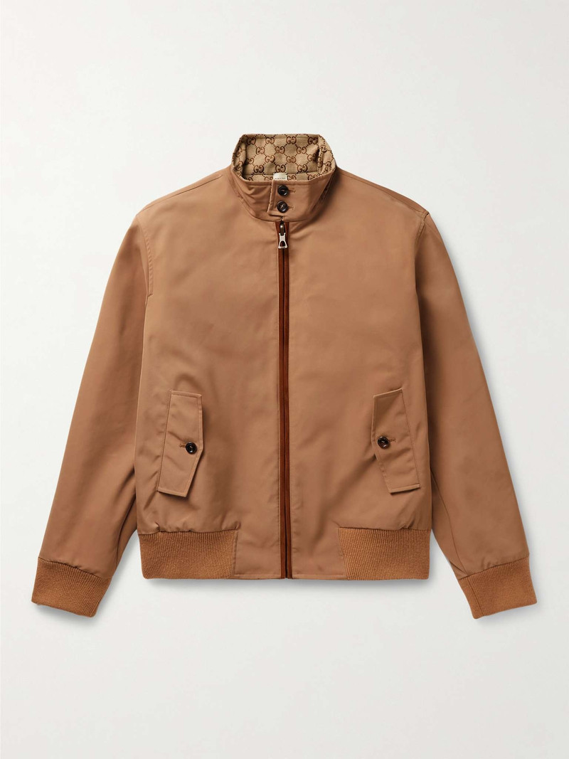 Reversible Cotton-Blend Gabardine and Cotton-Canvas Jacket - 1