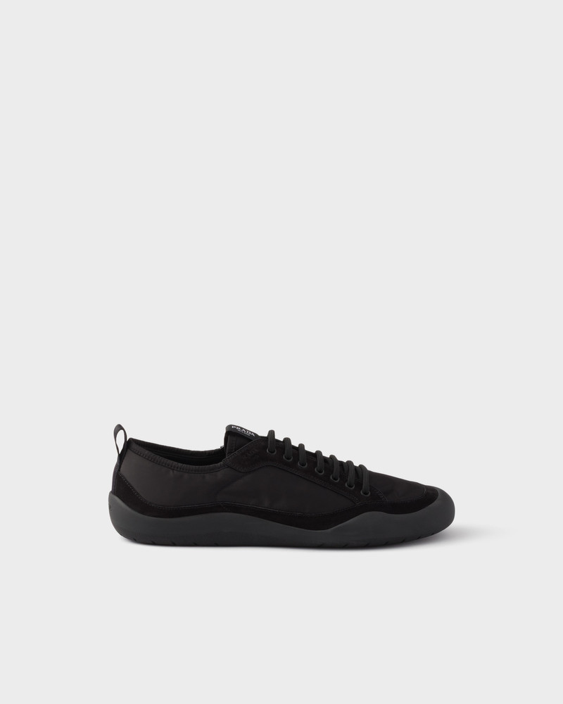 Prada Speedrock Re-Nylon and suede sneakers outlook