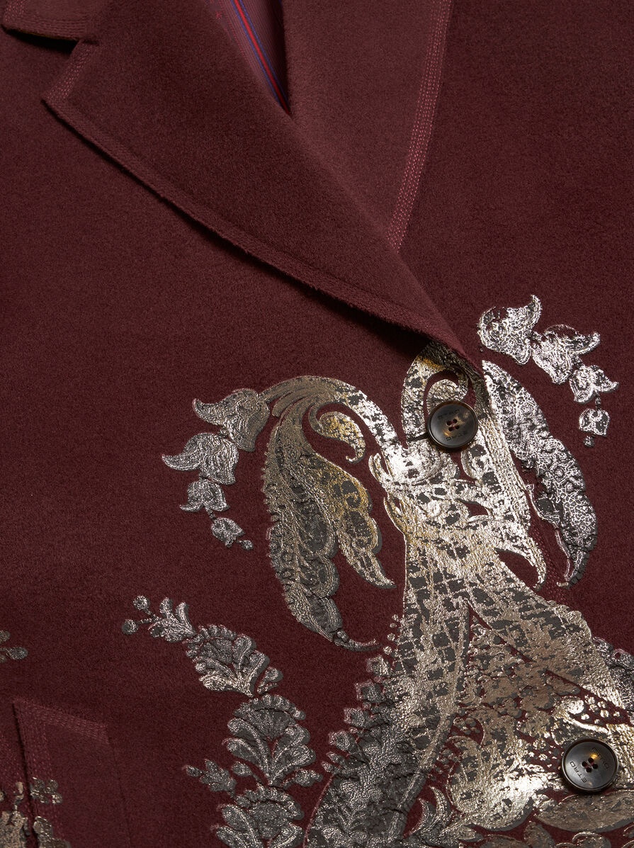 METALLIC-PRINT COAT - 3