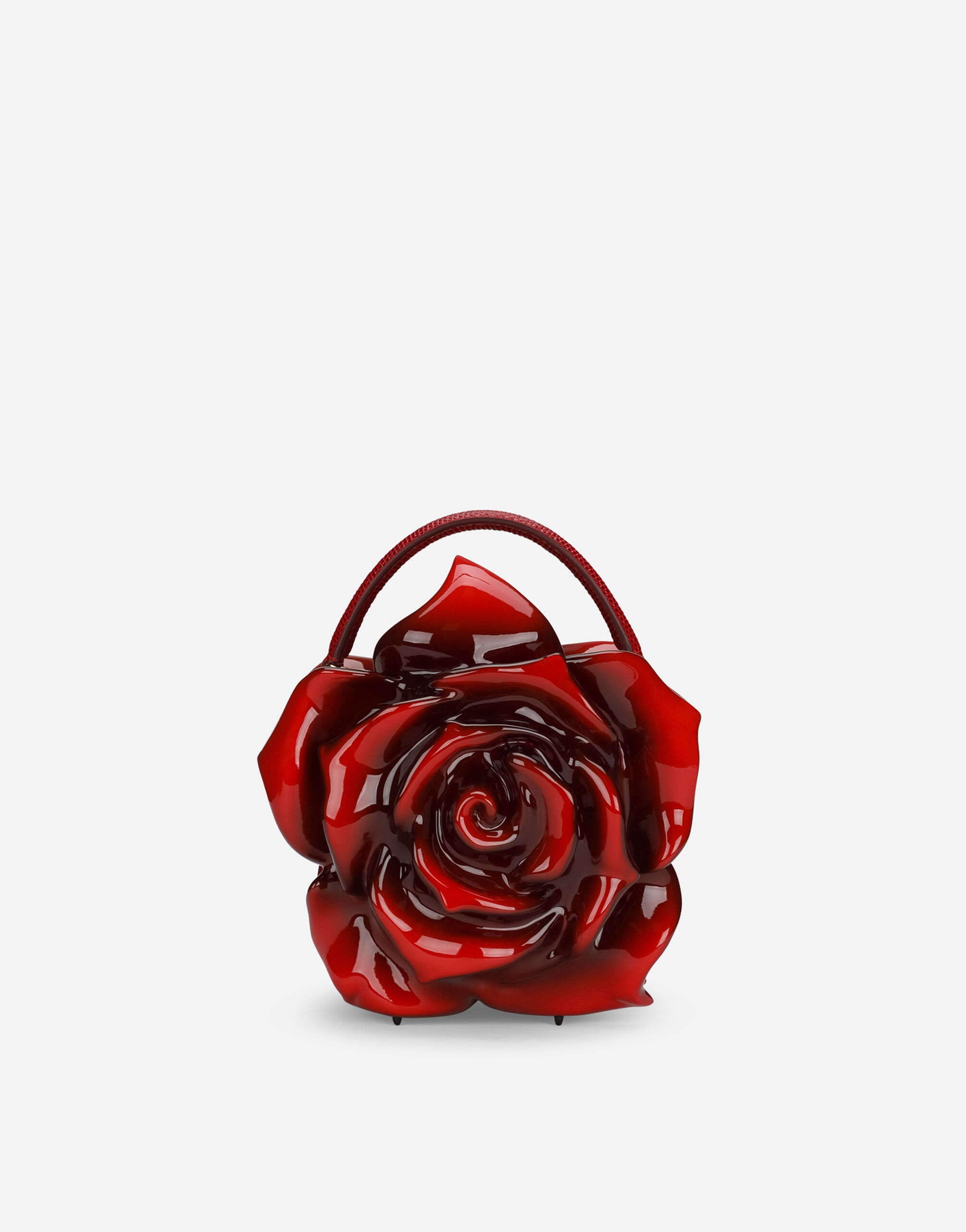 Resin rose-design Dolce Box bag - 1