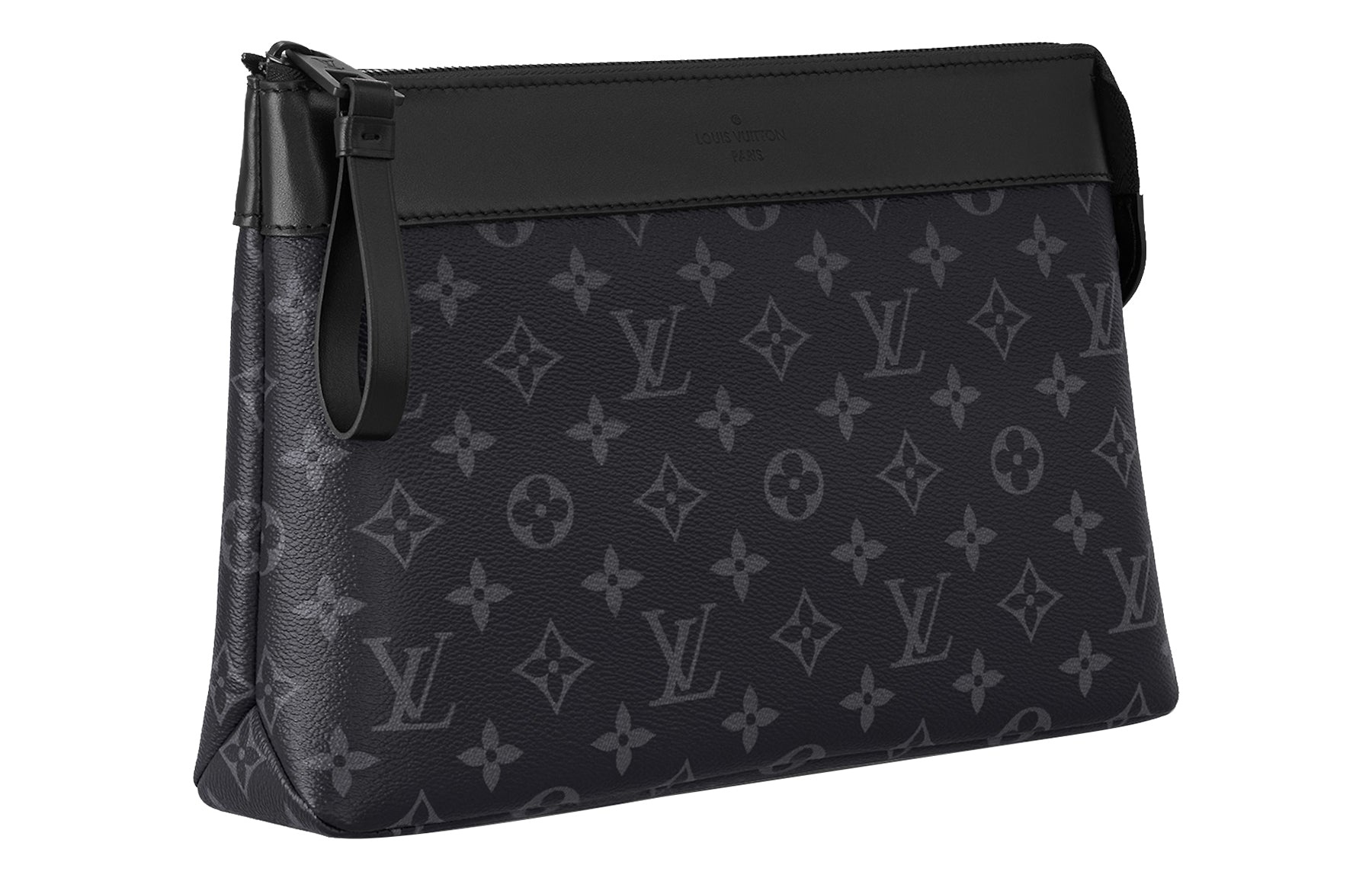 LOUIS VUITTON Pochette Voyage Souple Monogram Eclipse 'Black' M82543 - 2
