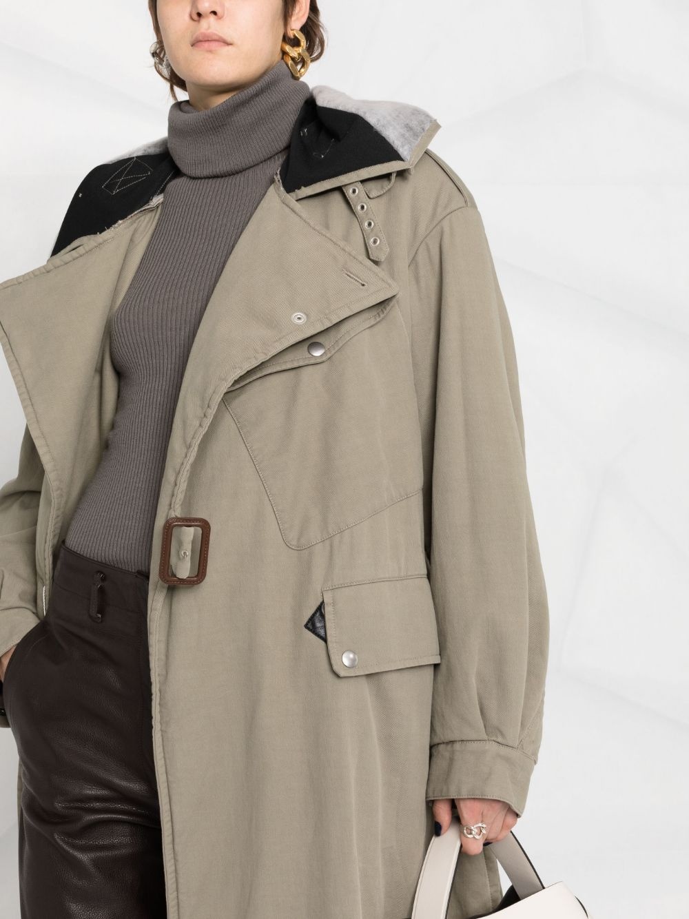 deconstructed trench coat - 5