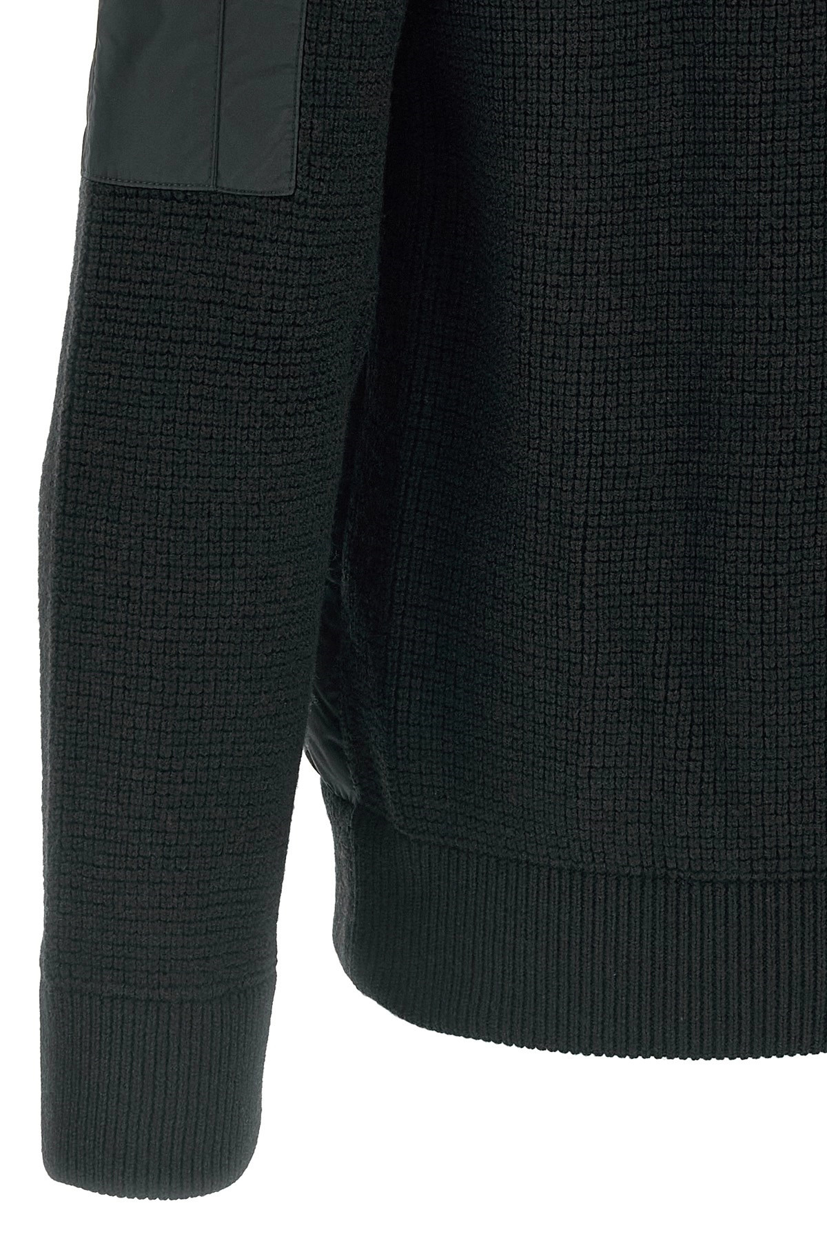 Bi-material down jacket - 4