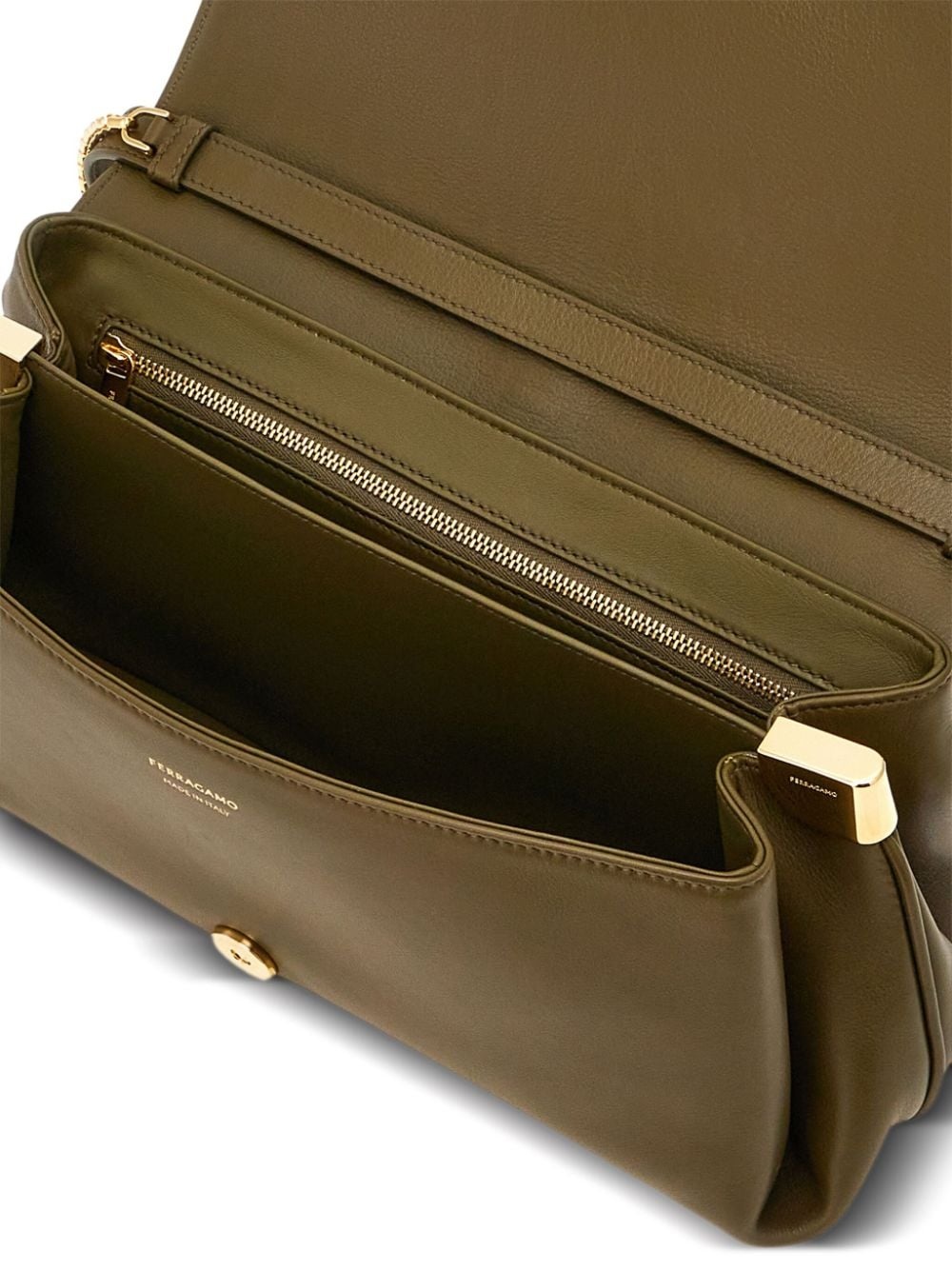 medium front flap soulder bag - 6