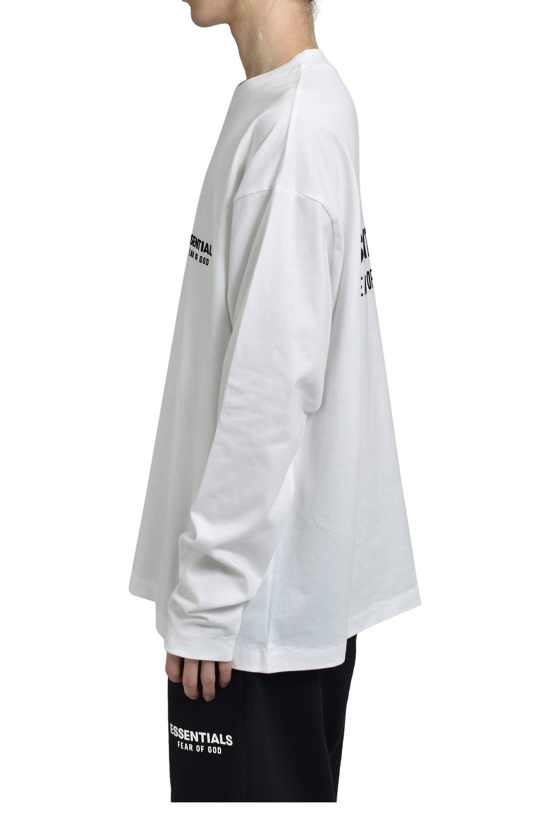 CLASSIC FIT LS TEE / BRIGHT WHT - 3
