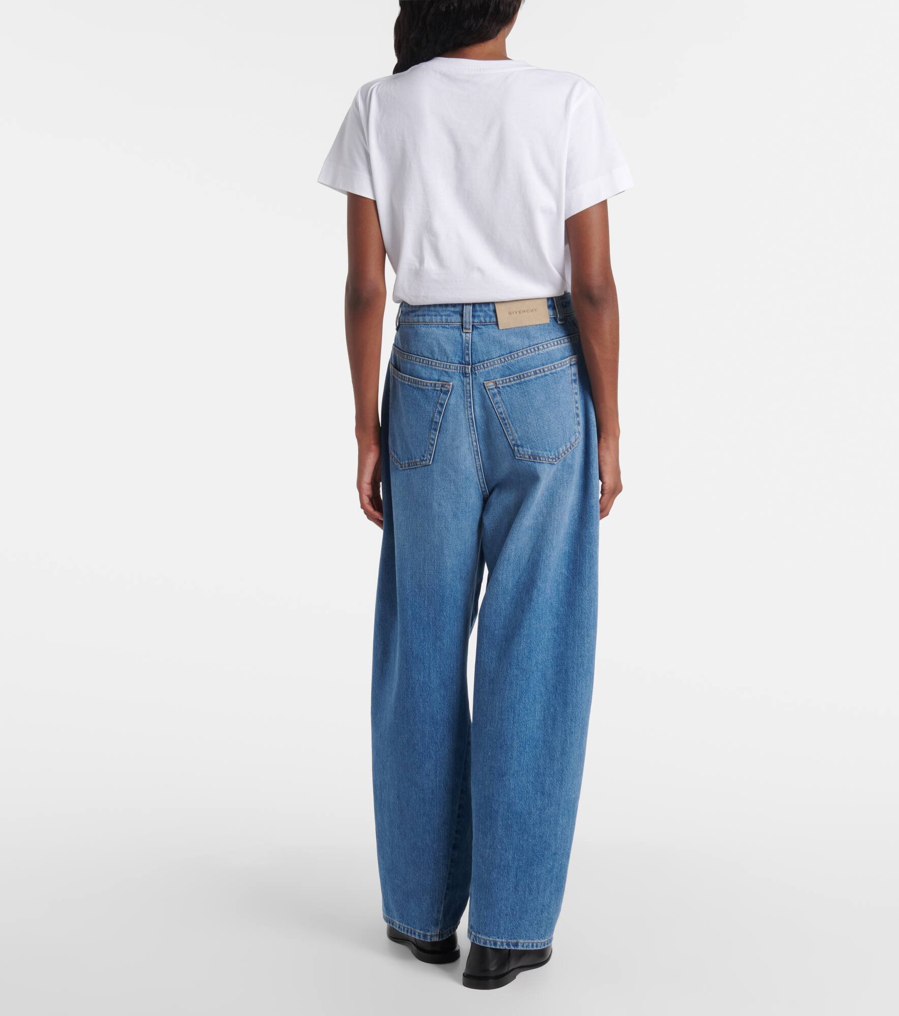 Cocoon high-rise barrel-leg jeans - 3