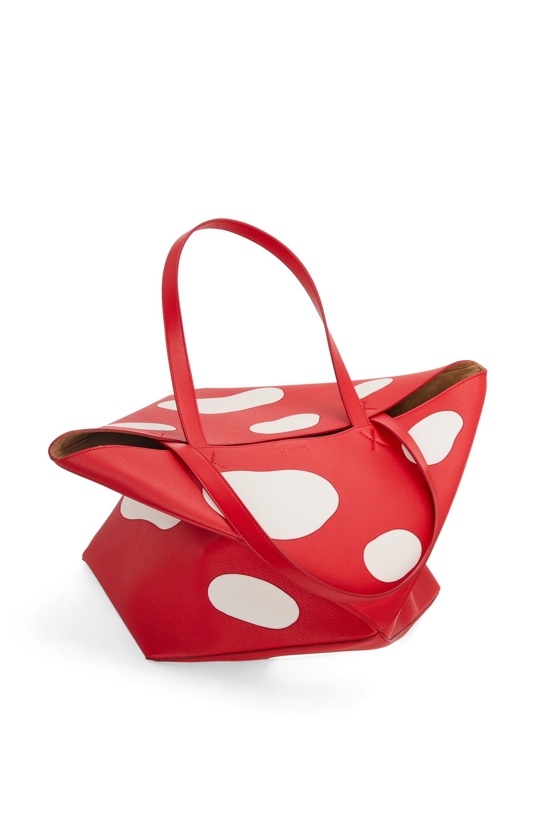Mushroom large Puzzle Fold Tote in classic calfskin - 3