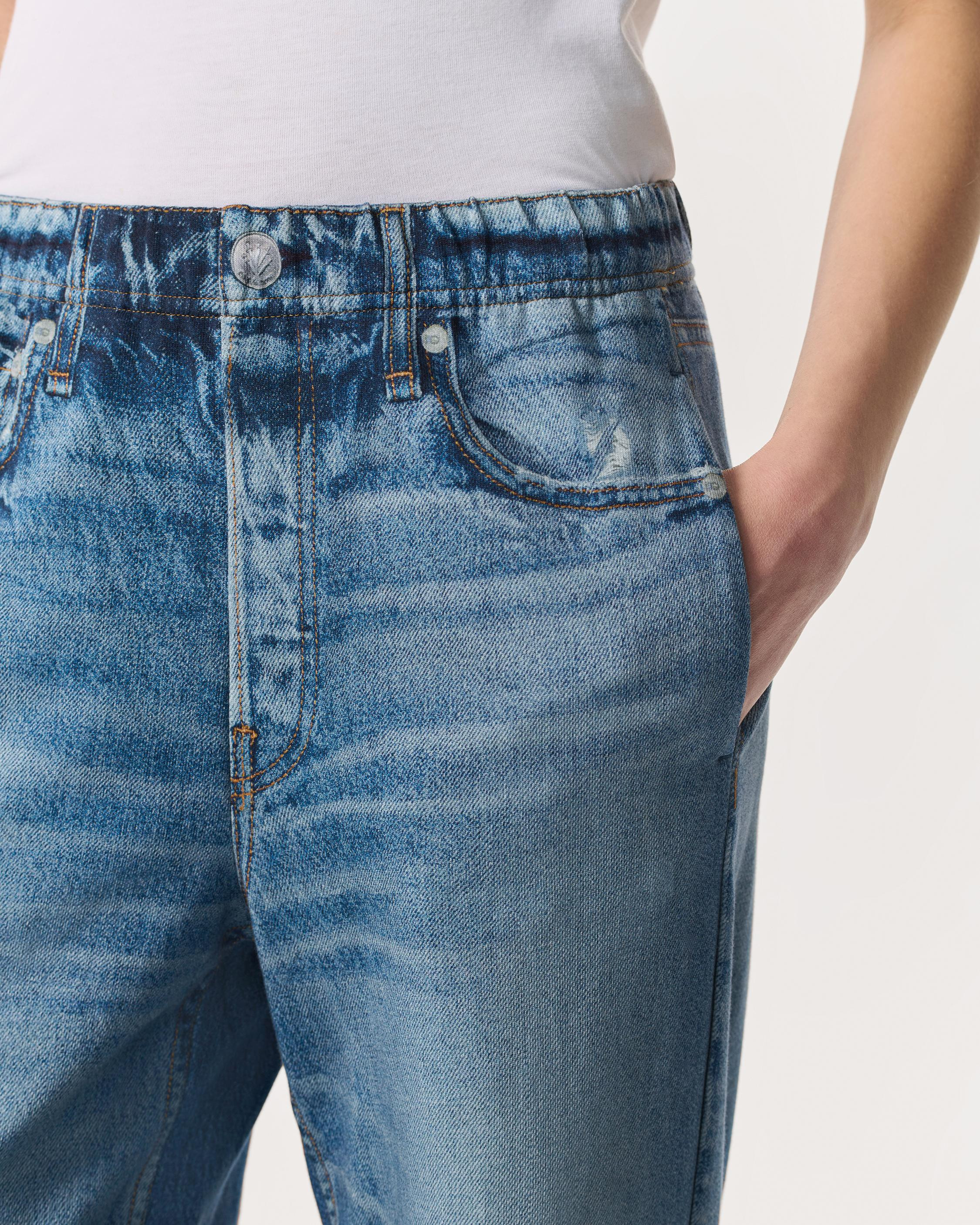 Miramar Wide-Leg
Trompe L'oeil Cotton Pant - 4