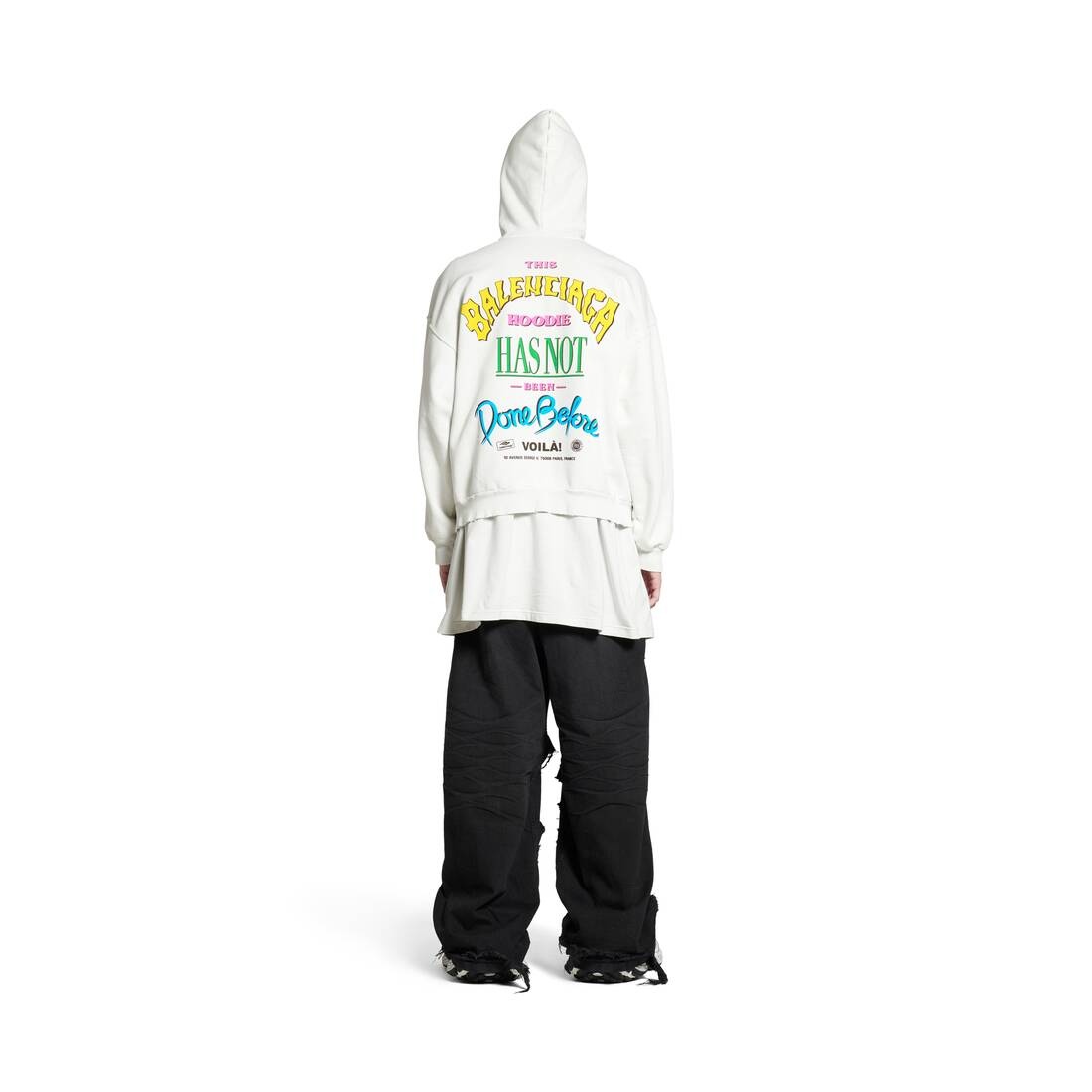 Not Been Done Zip-up Hoodie Medium Fit in Off White - 4